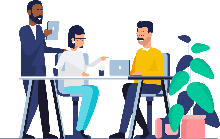 Professional internship team environment